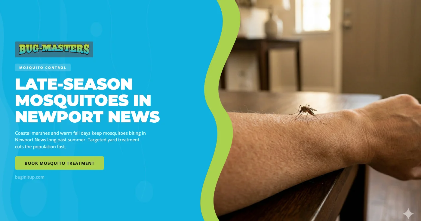 Why Mosquito Season Lingers Into Late September in Newport News, VA — and How to Get Relief