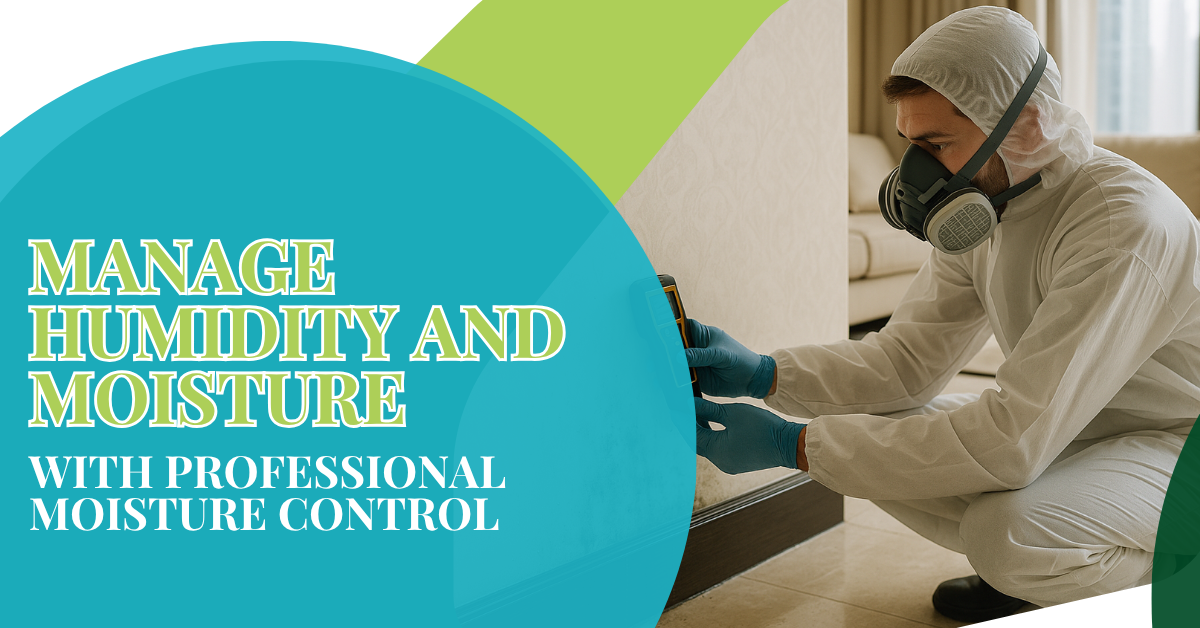 Manage Humidity and Moisture with Professional Moisture Control | Bug-Masters
